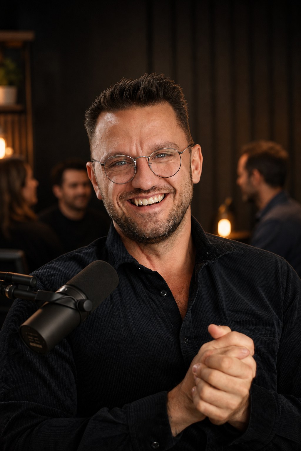 Michael Witkowski im Podcast-Studio